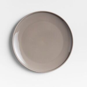 New! Crate&Barrel Porcelain Salad Plate in Taupe